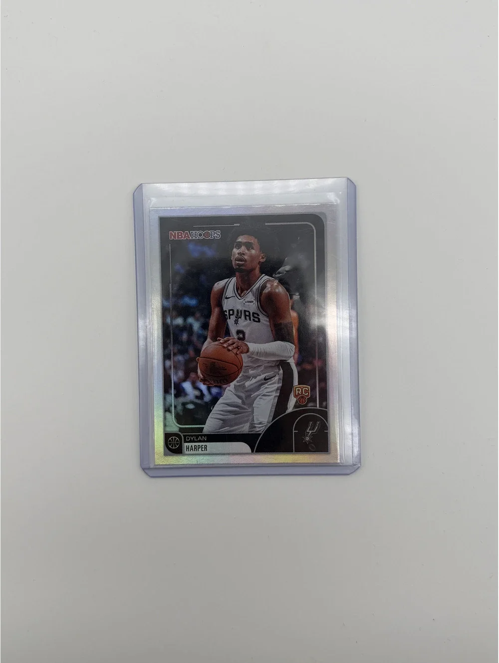 2021-22 NBA Hoops Dylan Harper Rookie Card San Antonio Spurs